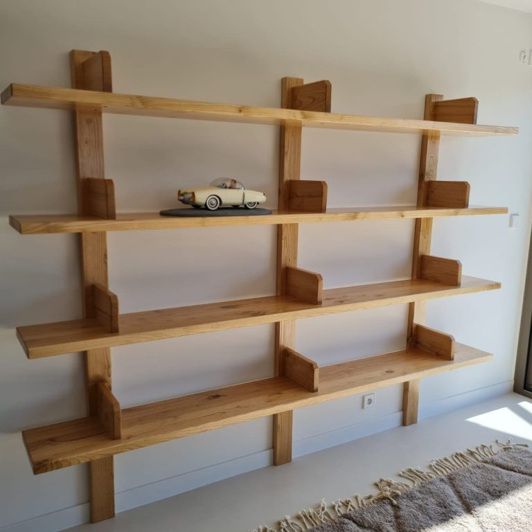 Bibliothèque sur mesure en Châtaigner à Livron-sur-Drôme