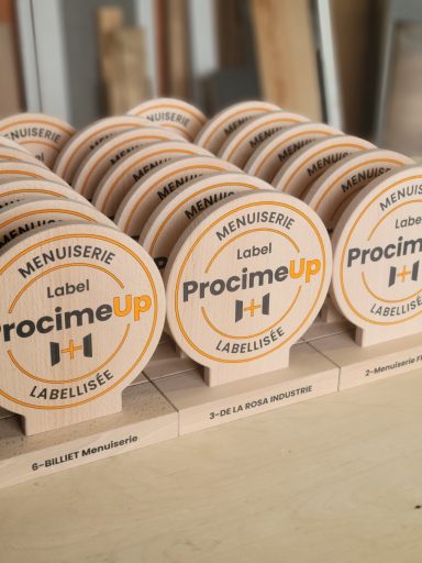 Trophée en hêtre