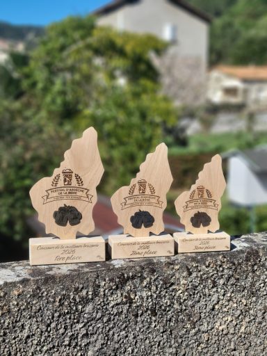 Trophée en châtaigner